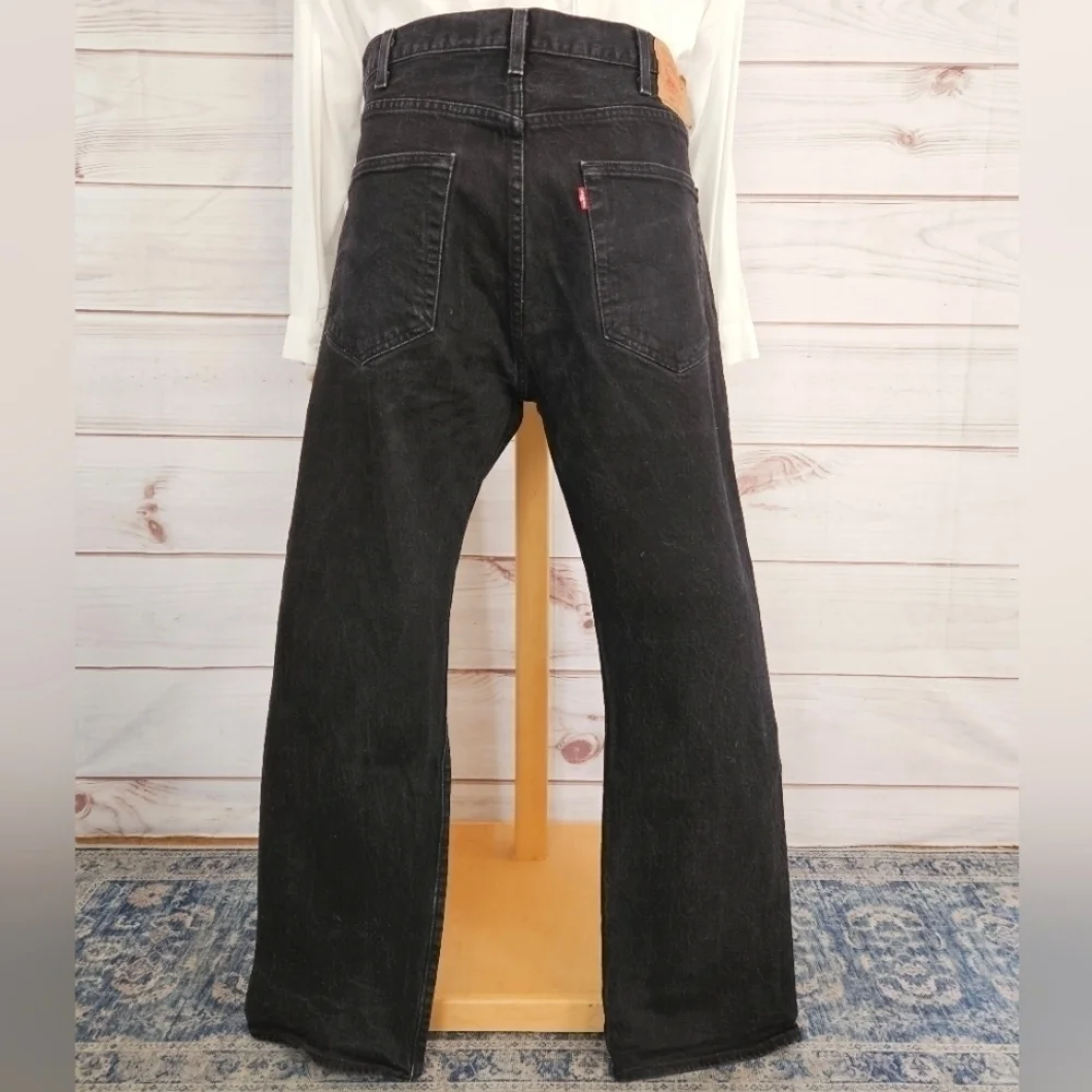 Levi's 501 Original Fit Jean in All Nighter Black Men's Size 40 x 30
